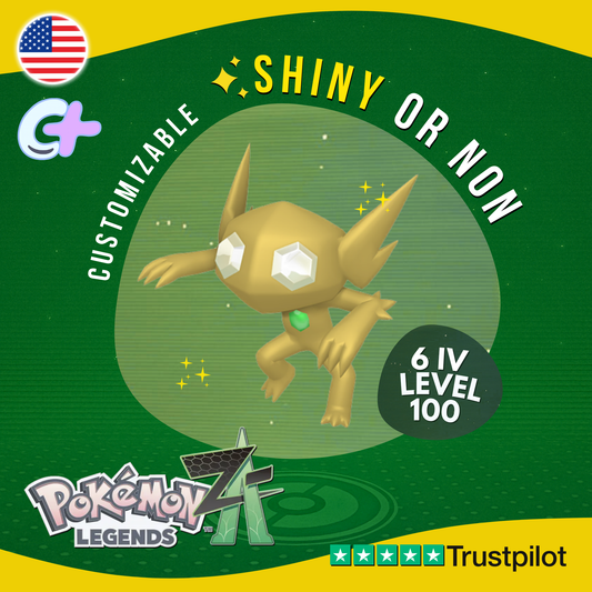 Sableye Shiny or Non ✨6 IV Pokémon Legends Z-A Competitive Customizable ZA Z A