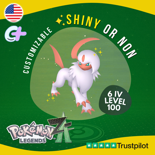 Absol Shiny or Non ✨6 IV Pokémon Legends Z-A Competitive Customizable ZA Z A