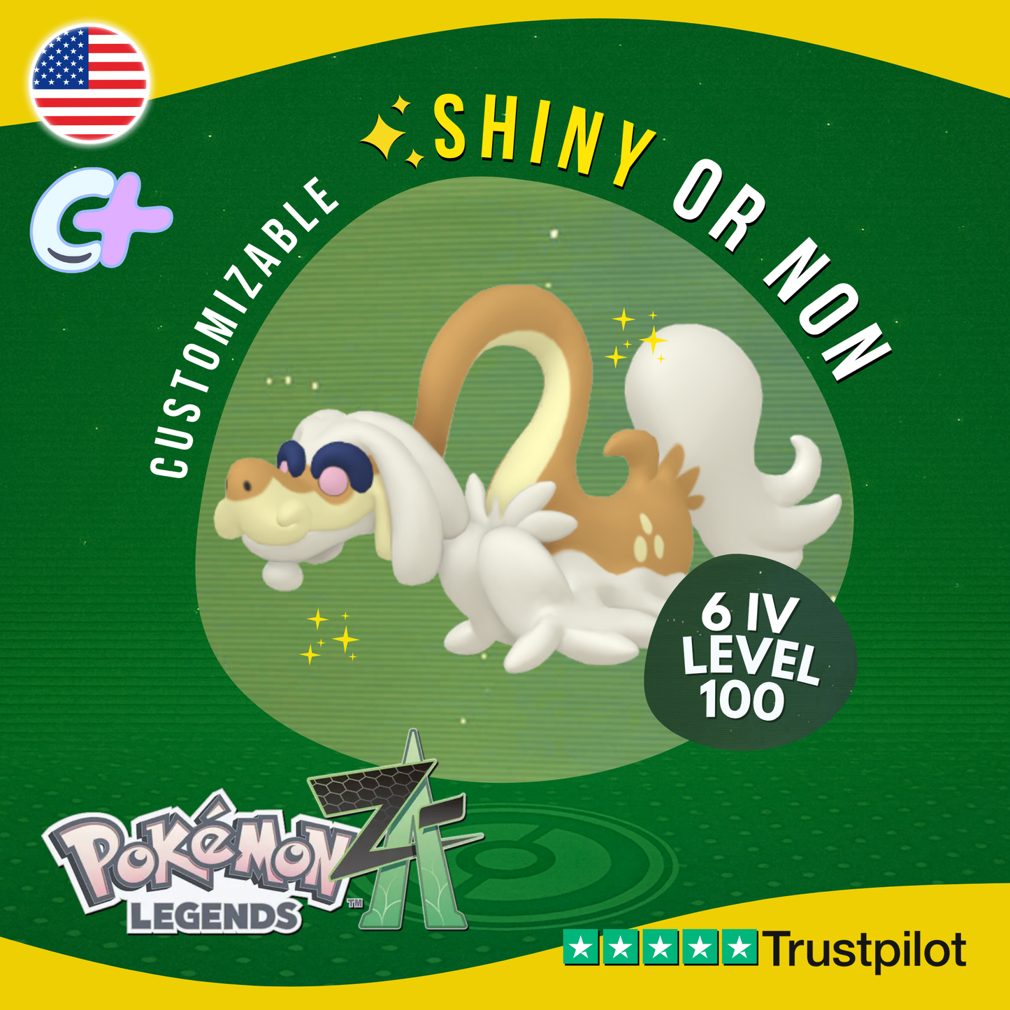 Drampa Shiny or Non ✨6 IV Pokémon Legends Z-A Competitive Customizable ZA Z A