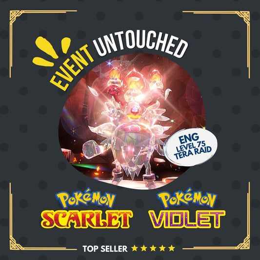 Annihilape Tera Worthy Event December 2024 Untouched IV Pokémon Scarlet Violet