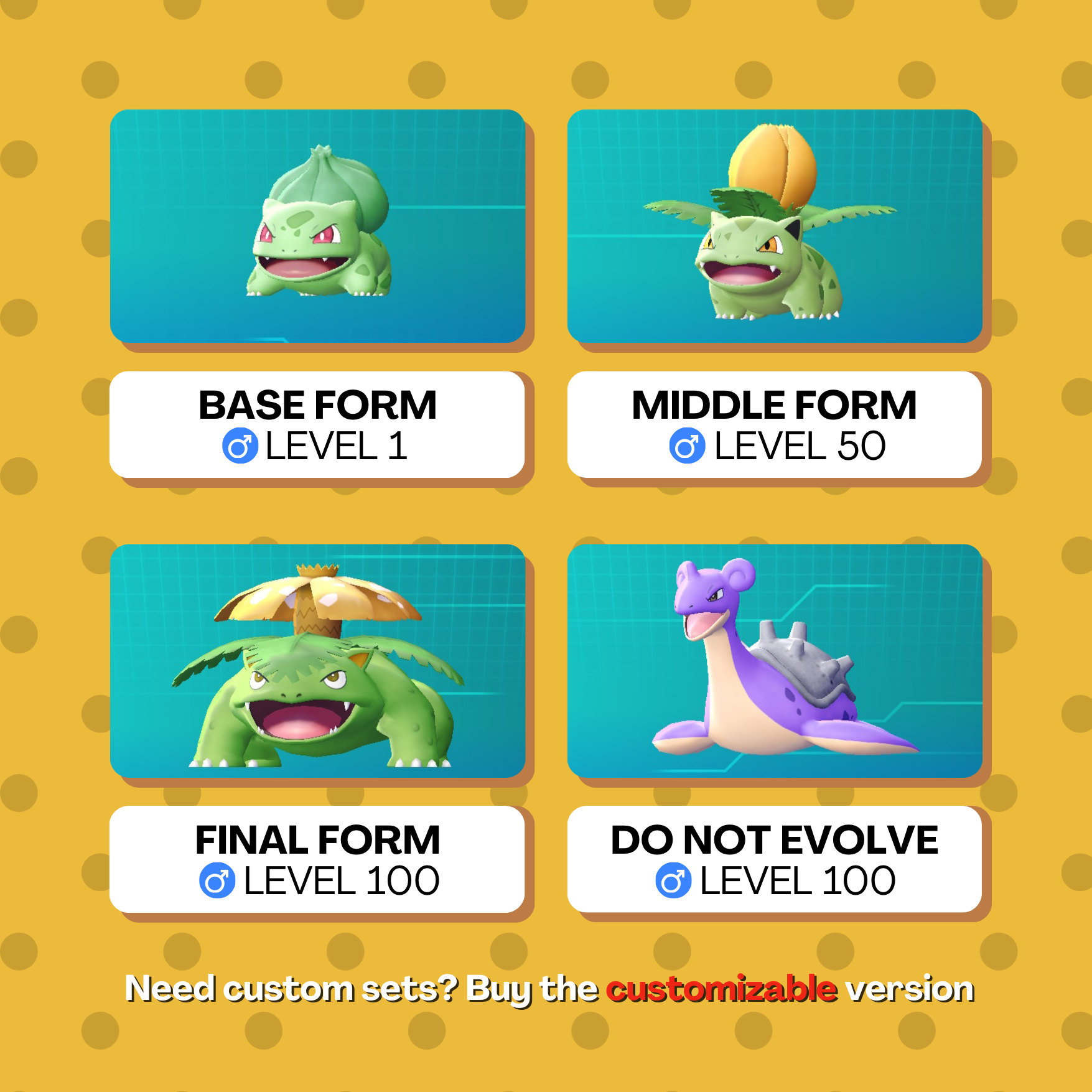 Any Pokémon Shiny Or Non For Pokémon Let’s Go Pikachu Eevee Level 1 50 100 Competitive 6 IV Battle Custom OT Name Level Customizable Legal Legit by Il mio negozio | Shiny Living Dex