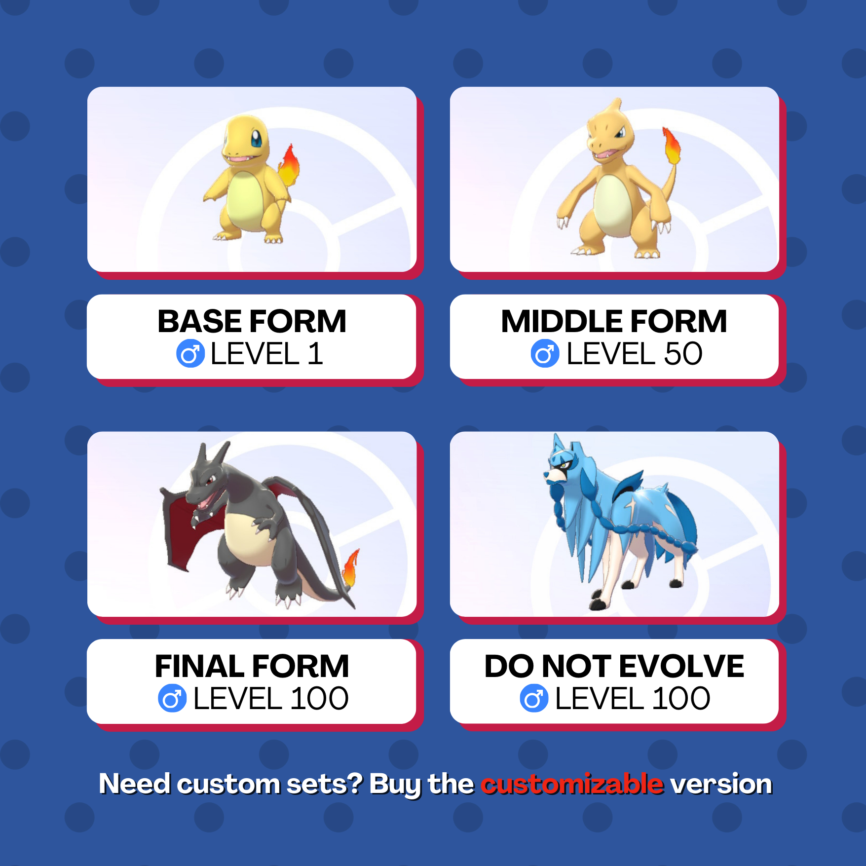 Any Pokémon Shiny Or Non For Sword & Shield Level 1 50 100 Competitive 6 IV Battle Custom OT Name Gender Level Nature Customizable Legit by Il mio negozio | Shiny Living Dex