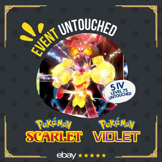 Armarouge 5 Star Tera Raid Event February 2023 Untouched Pokémon Scarlet Violet Non Shiny Lv. 75 by Shiny Living Dex | Shiny Living Dex