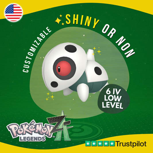 Aron Shiny or Non ✨ 6 IV Pokémon Legends Z-A Competitive Customizable ZA Z A