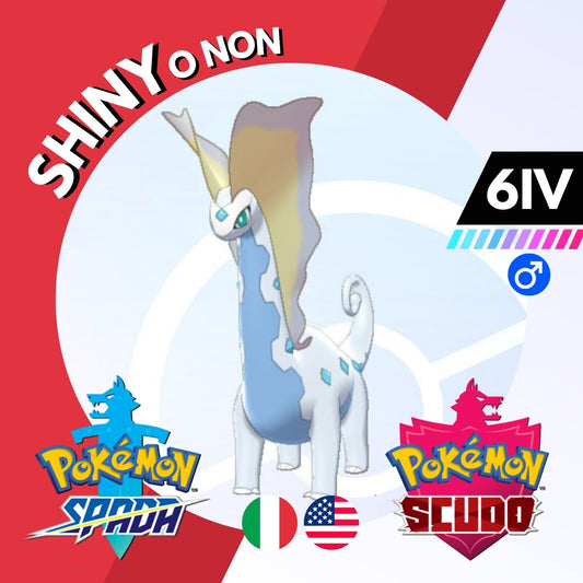 Aurorus Shiny o Non 6 IV Competitivo Legit Pokemon Spada Scudo Sword Shield