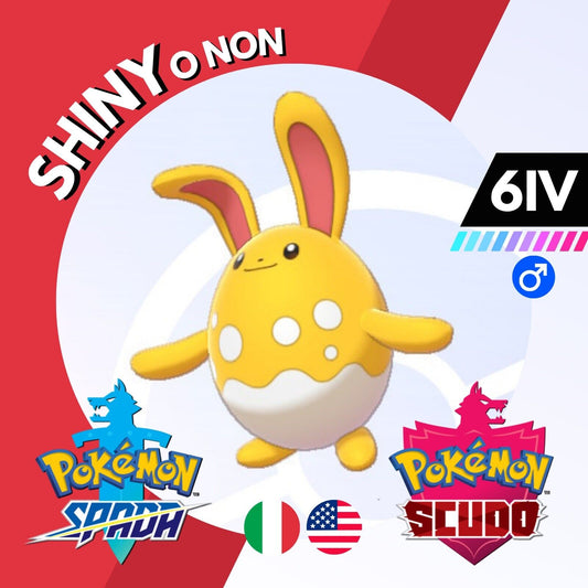 Azumarill Shiny o Non 6 IV Competitivo Legit Pokemon Spada Scudo Sword Shield