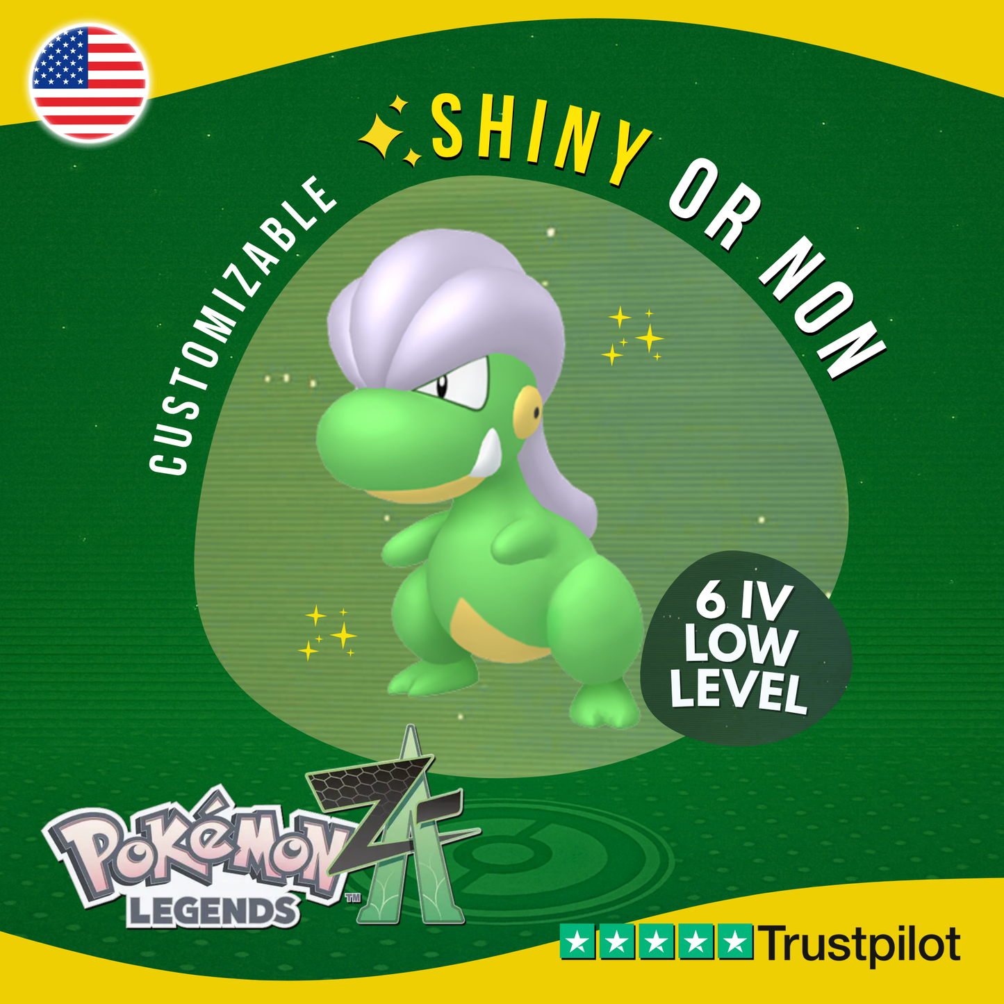 Bagon Shiny or Non ✨ 6 IV Pokémon Legends Z-A Competitive Customizable ZA Z A