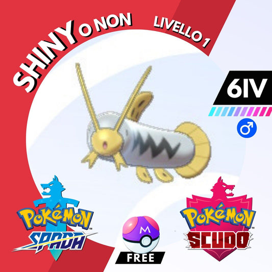 Barboach Shiny o Non 6 IV e Master Ball Legit Pokemon Spada Scudo Sword Shield
