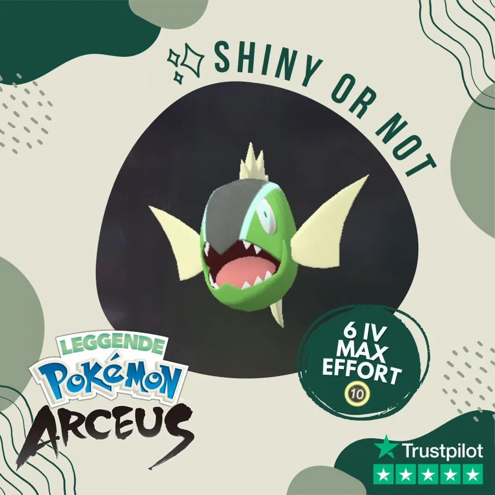Basculin White Shiny ✨ Legends Pokémon Arceus 6 Iv Max Effort Custom Ot Level