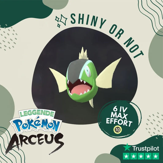 Basculin White Shiny ✨ Legends Pokémon Arceus 6 Iv Max Effort Custom Ot Level