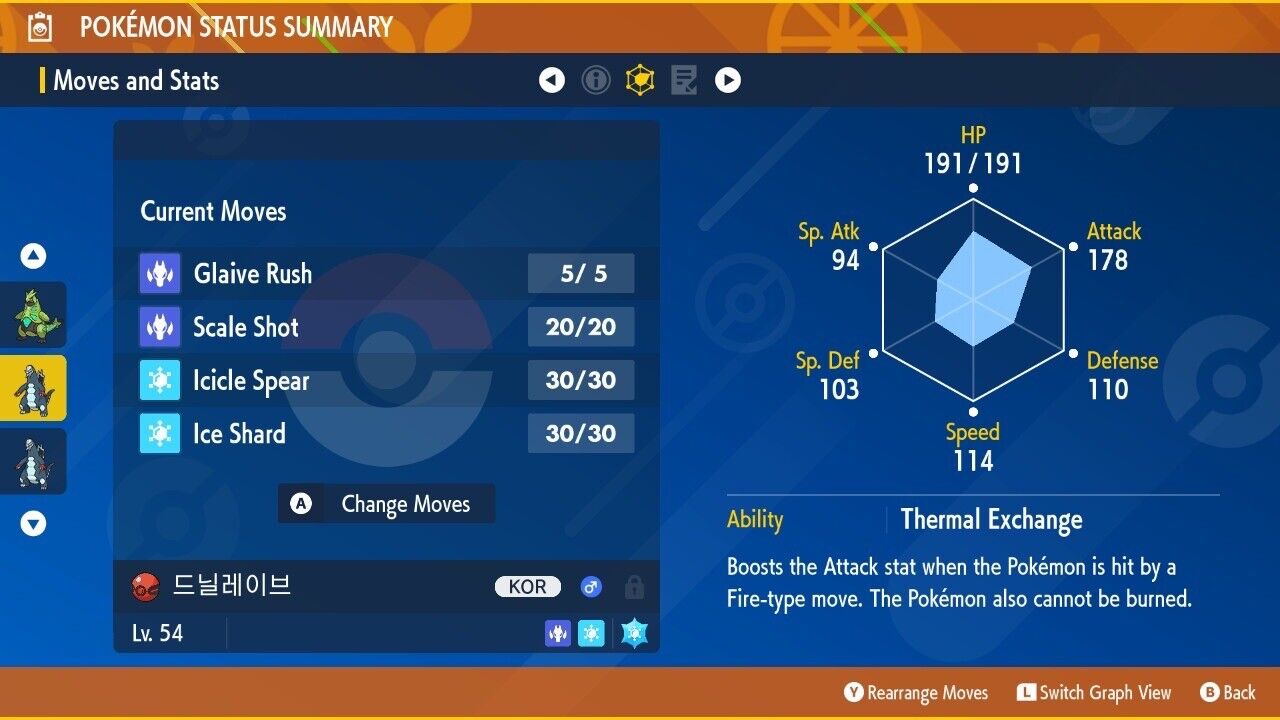 Baxcalibur Winter Festa 2023 Korea Event Untouched Legit Pokémon Scarlet Violet Non shiny Lv. 54 by Shiny Living Dex | Shiny Living Dex