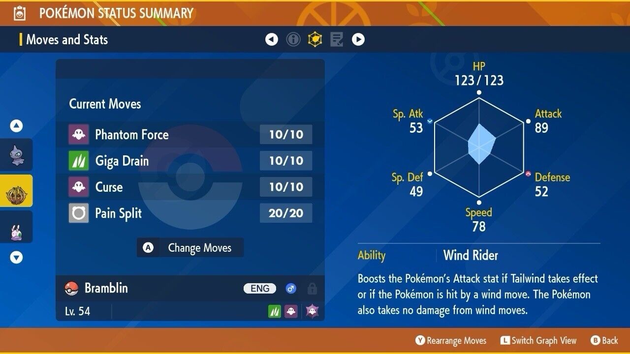 Bramblin Shiny Event Mass Outbreaks Crafty Untouched IV Pokémon Scarlet Violet