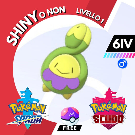Budew Shiny o Non 6 IV e Master Ball Legit Pokemon Spada Scudo Sword Shield