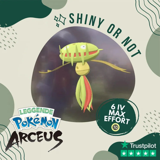 Carnivine Shiny ✨ Legends Pokémon Arceus 6 Iv Max Effort Custom Ot Level Gender