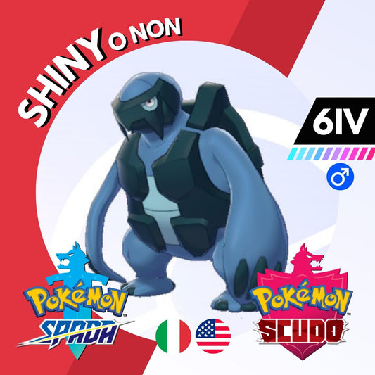 Carracosta Shiny o Non 6 IV Competitivo Legit Pokemon Spada Scudo Sword Shield