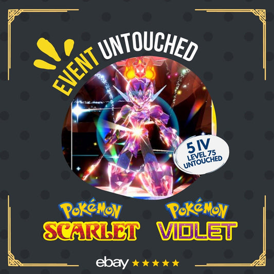 Ceruledge 5 Star Tera Raid Event February 2023 Untouched Pokémon Scarlet Violet Non Shiny Lv. 75 by Shiny Living Dex | Shiny Living Dex