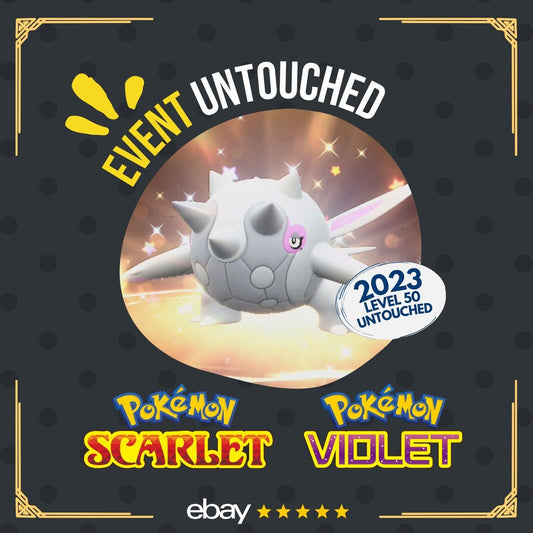 Cetitan 230906 Paldean Winds Distribution Event Untouched Pokémon Scarlet Violet Non Shiny Lv. 75 by Shiny Living Dex | Shiny Living Dex