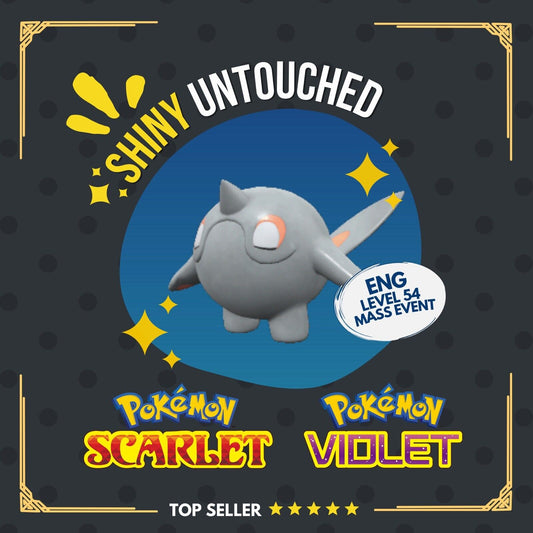 Cetoddle Shiny Event Mass Outbreaks December Untouched Pokémon Scarlet Violet