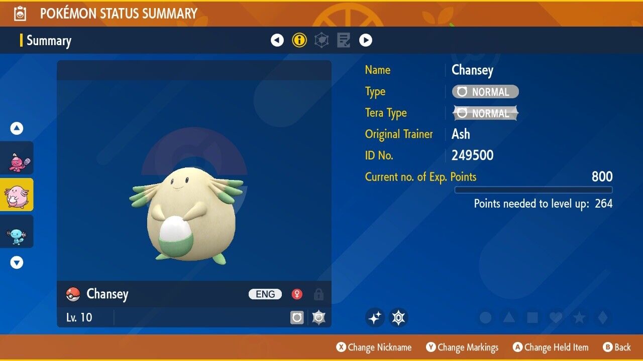 Chansey Shiny Event Mass Outbreaks Level Up Untouched Pokémon Scarlet Violet