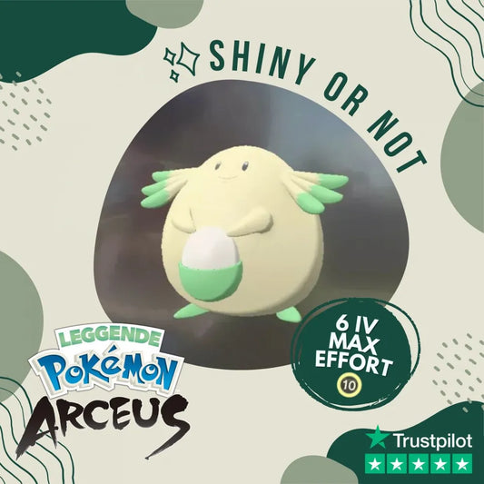 Chansey Shiny ✨ Legends Pokémon Arceus 6 Iv Max Effort Custom Ot Level Gender