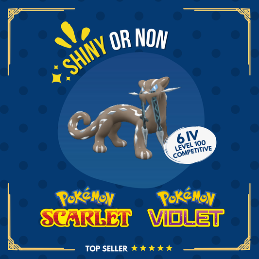 Chien-Pao Shiny or Non Battle Ready Rare Competitive 6 IV Customizable Pokémon Scarlet Violet