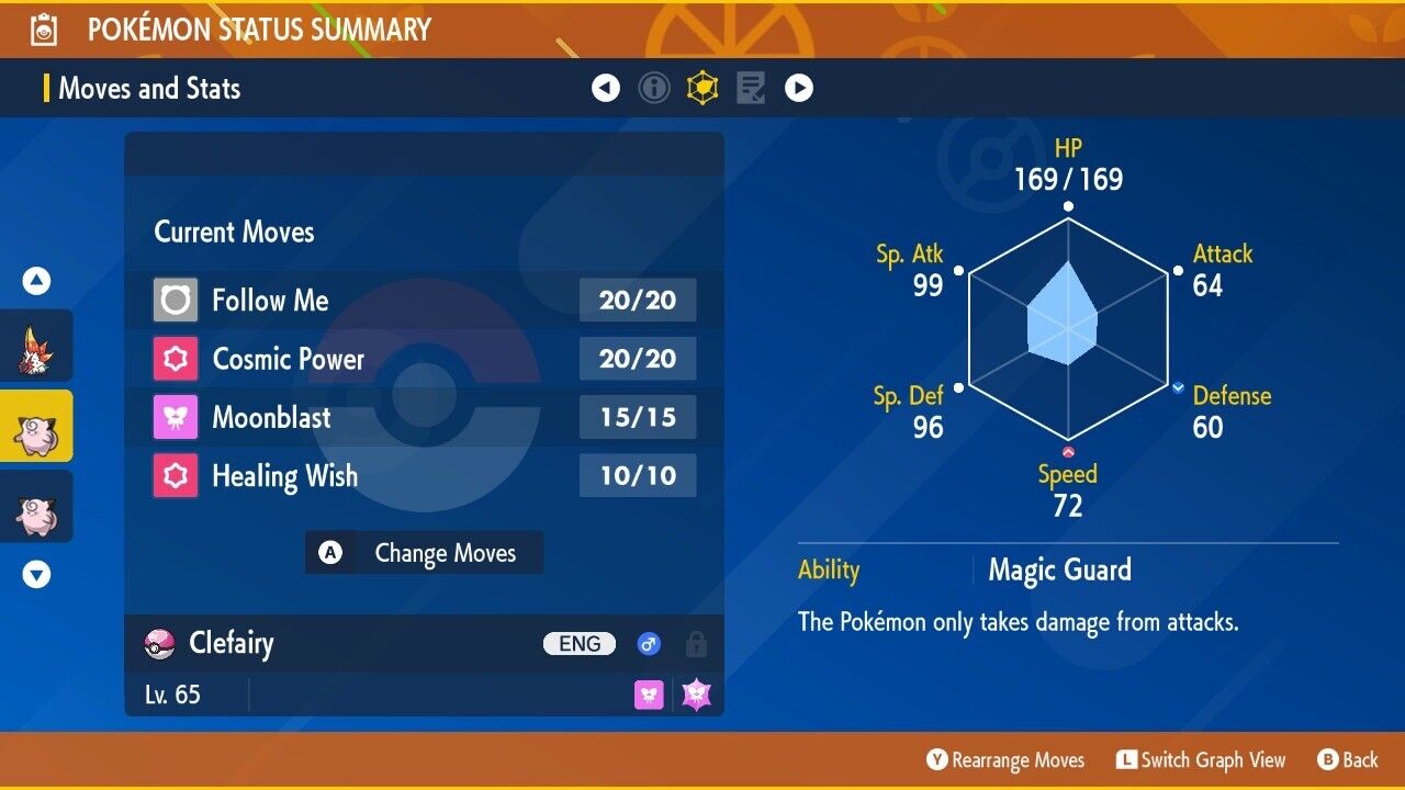 Clefairy Shiny Upbeat Mark Event Mass Outbreak Untouched Pokémon Scarlet Violet Shiny Lv. 65 by Shiny Living Dex | Shiny Living Dex
