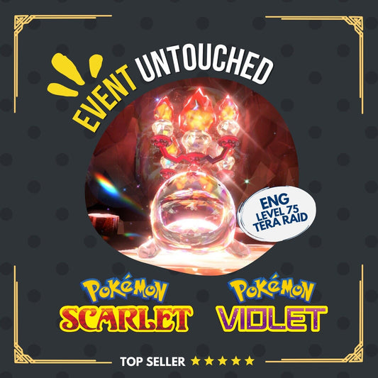 Clodsire Tera Worthy Event December 2024 Untouched IV Pokémon Scarlet Violet