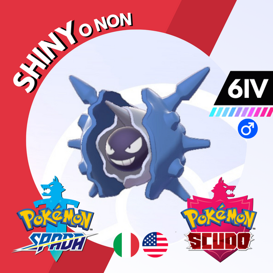 Cloyster Shiny o Non 6 IV Competitivo Legit Pokemon Spada Scudo Sword Shield