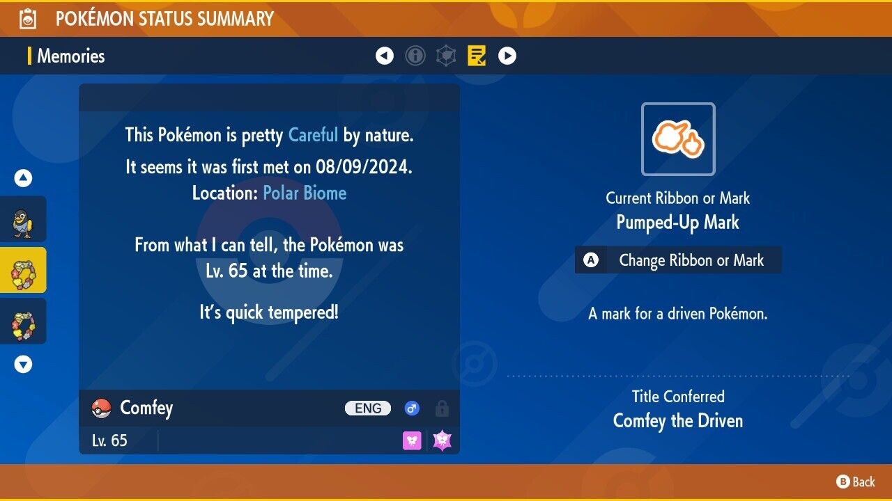 Comfey Shiny Event Mass Outbreaks August Untouched IV Pokémon Scarlet Violet