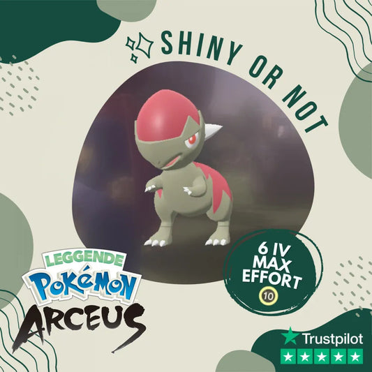 Cranidos Shiny ✨ Legends Pokémon Arceus 6 Iv Max Effort Custom Ot Level Gender