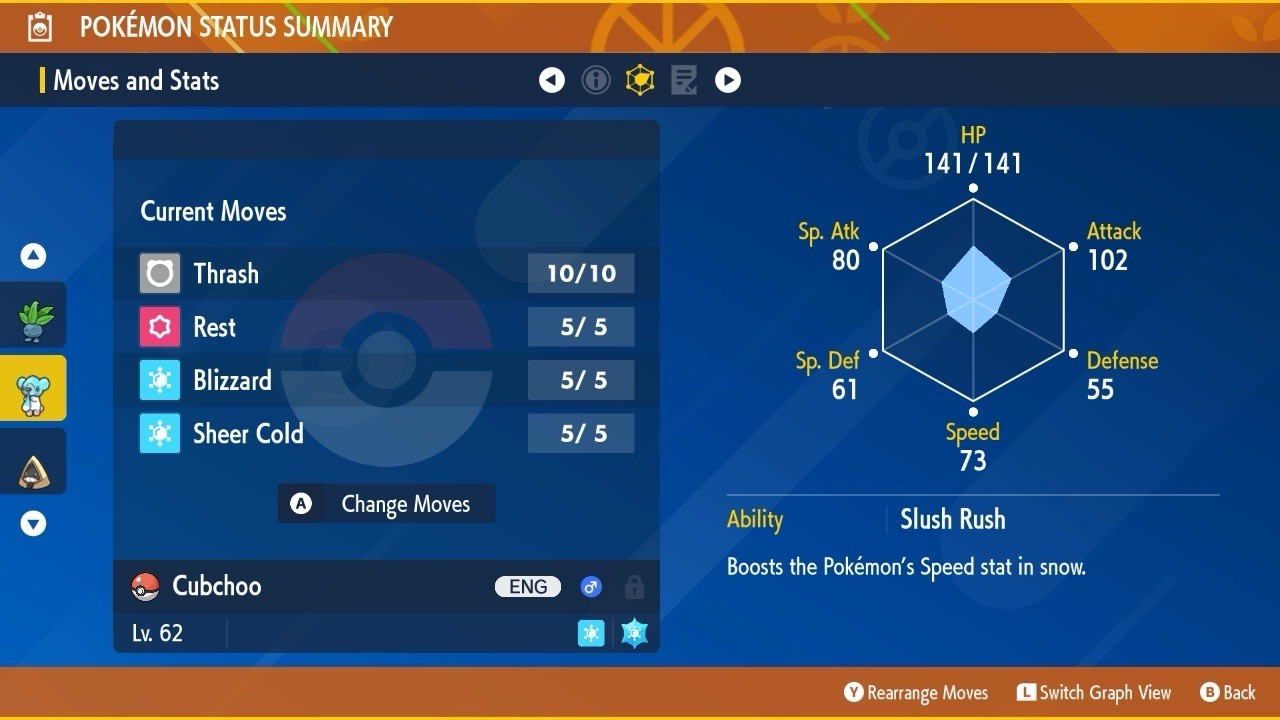 Cubchoo Shiny Mass Outbreak August 25 Event Untouched IV Pokémon Scarlet Violet