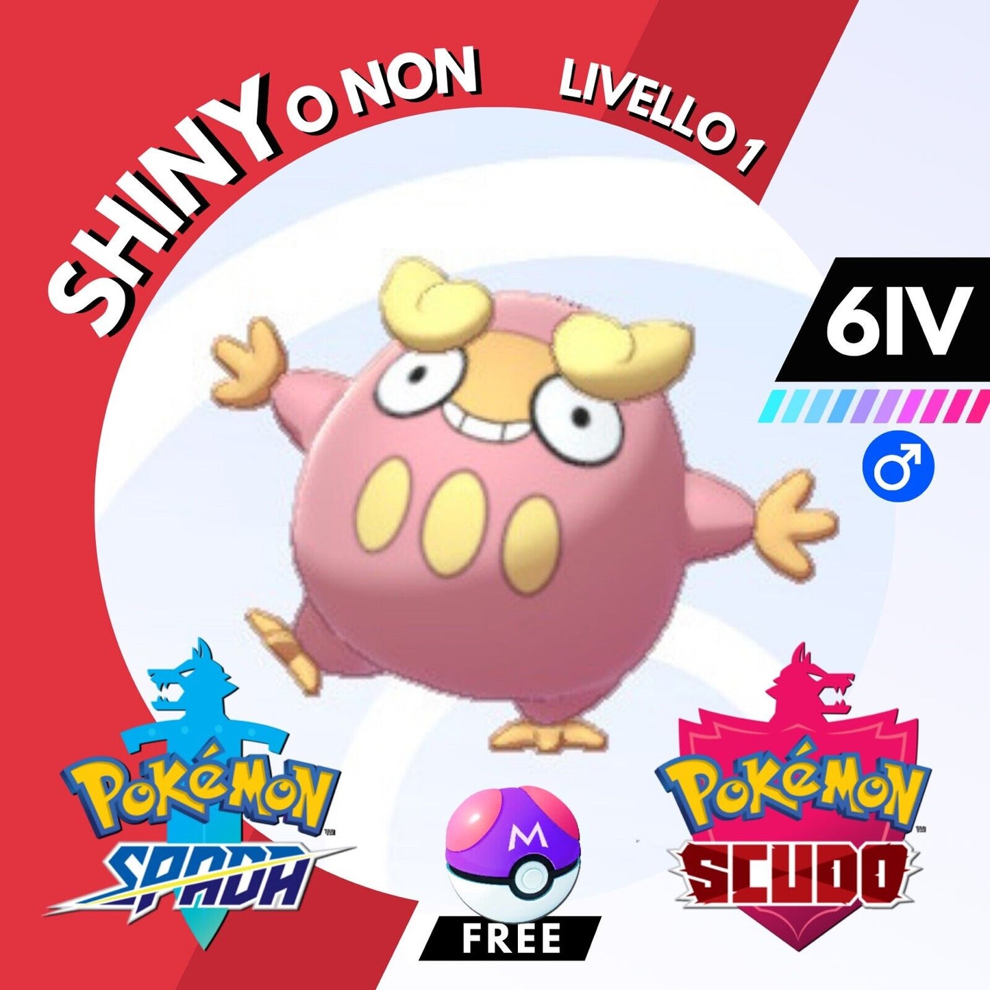 Darumaka Shiny o Non 6 IV e Master Ball Legit Pokemon Spada Scudo Sword Shield