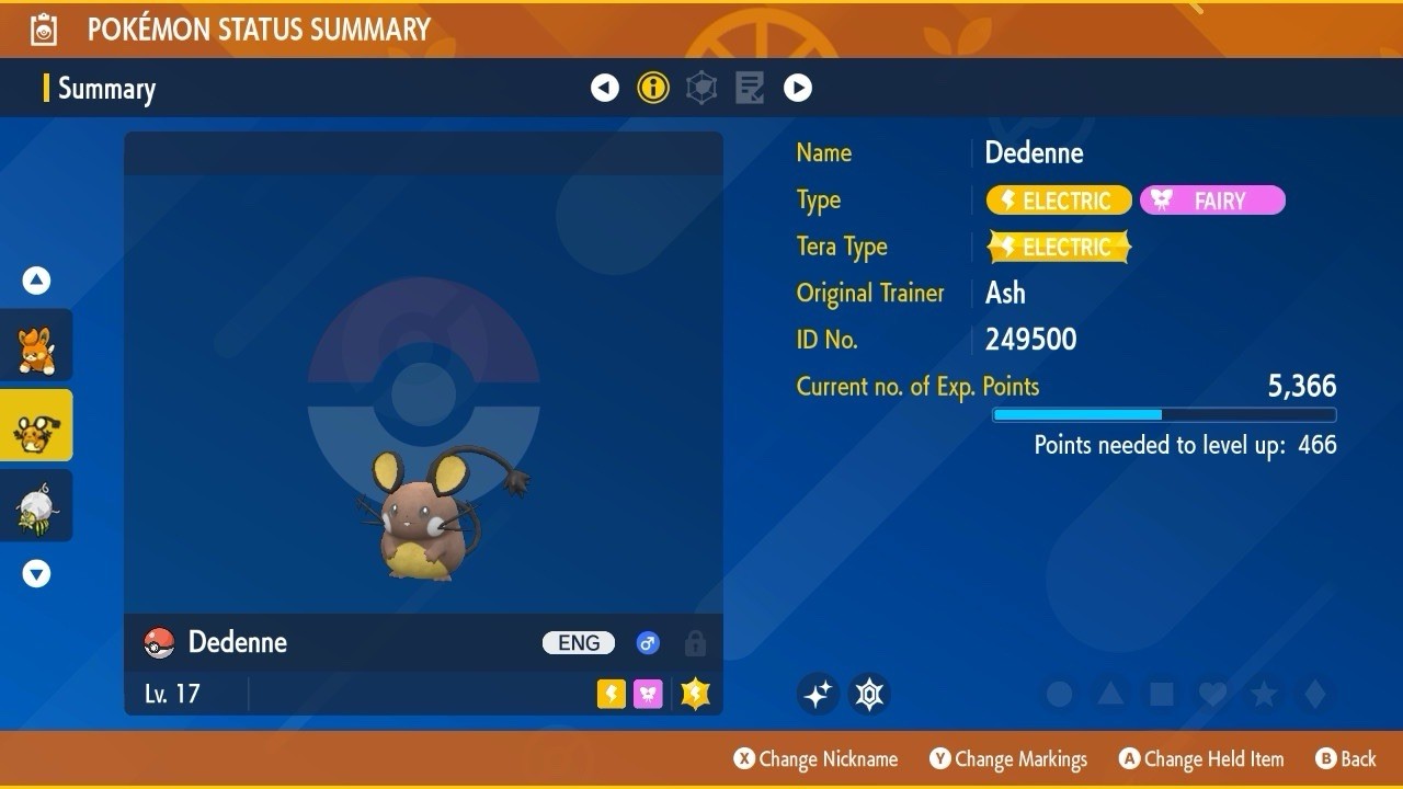 Dedenne Shiny Mass Outbreak July 25 Event Untouched IV Pokémon Scarlet Violet