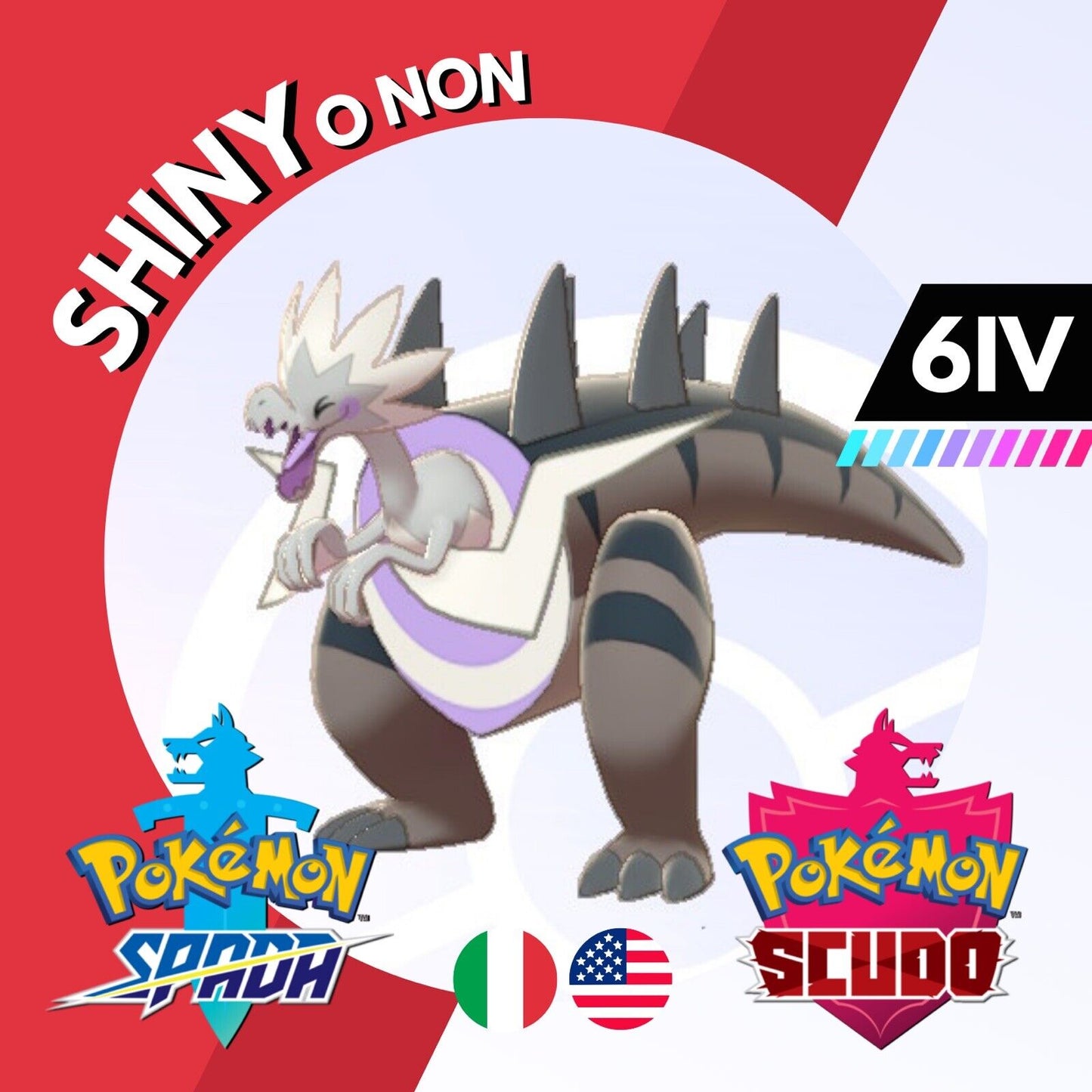 Dracozolt Shiny o Non 6 IV Competitivo Legit Pokemon Spada Scudo Sword Shield