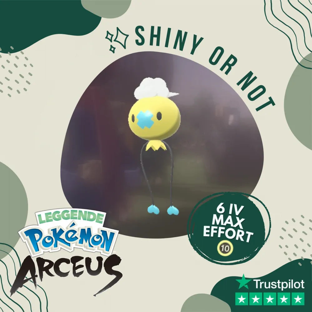 Drifloon Shiny ✨ Legends Pokémon Arceus 6 Iv Max Effort Custom Ot Level Gender