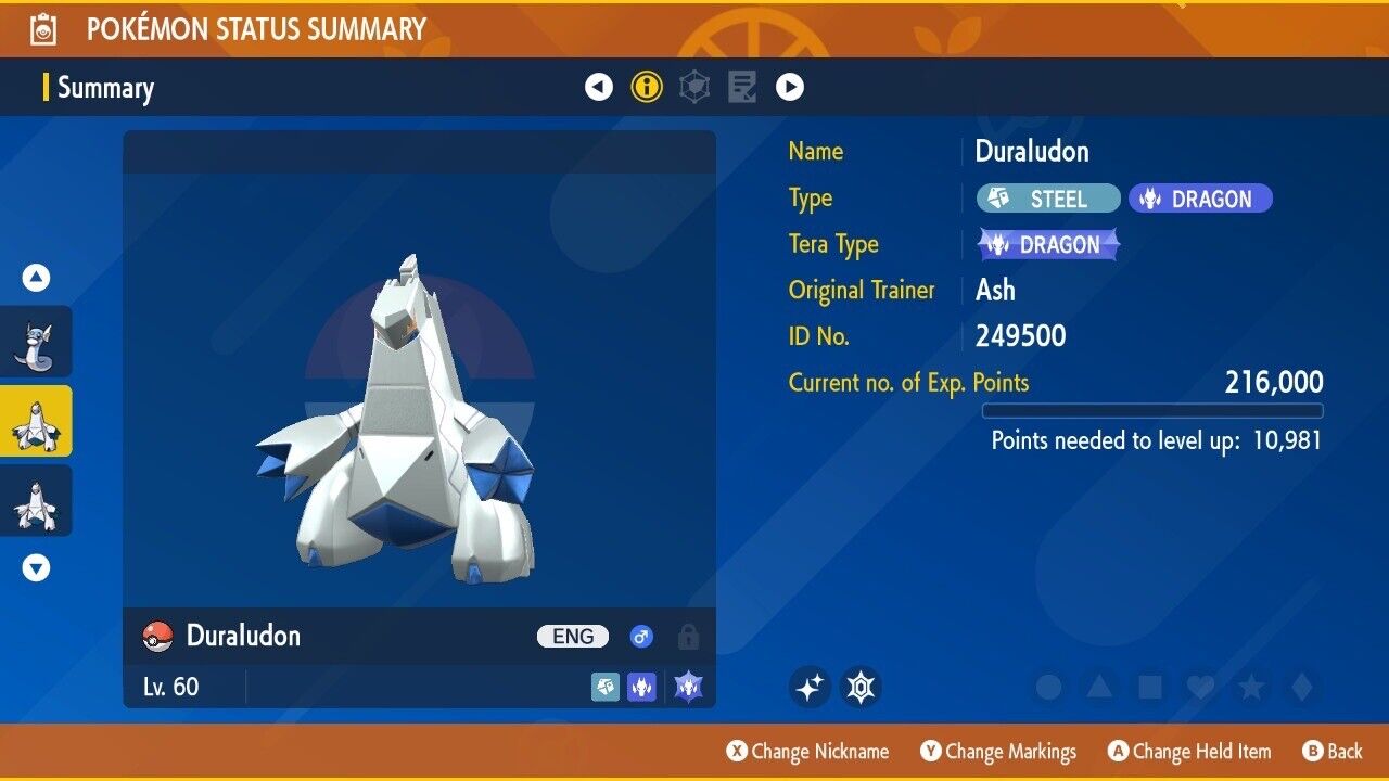 Duraludon Shiny Event Mass Outbreak Joyful Mark Untouched Pokémon Scarlet Violet Shiny by Shiny Living Dex | Shiny Living Dex