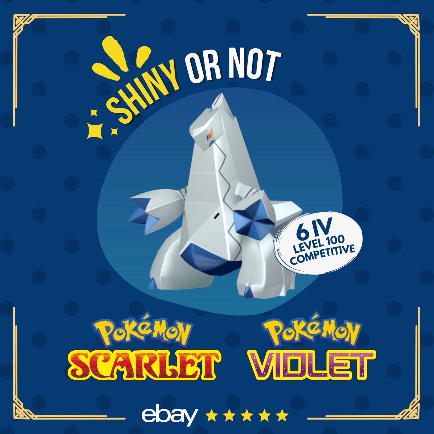 Duraludon Shiny or Non ✨ 6 IV Competitive Customizable Pokémon Scarlet Violet by Shiny Living Dex | Shiny Living Dex