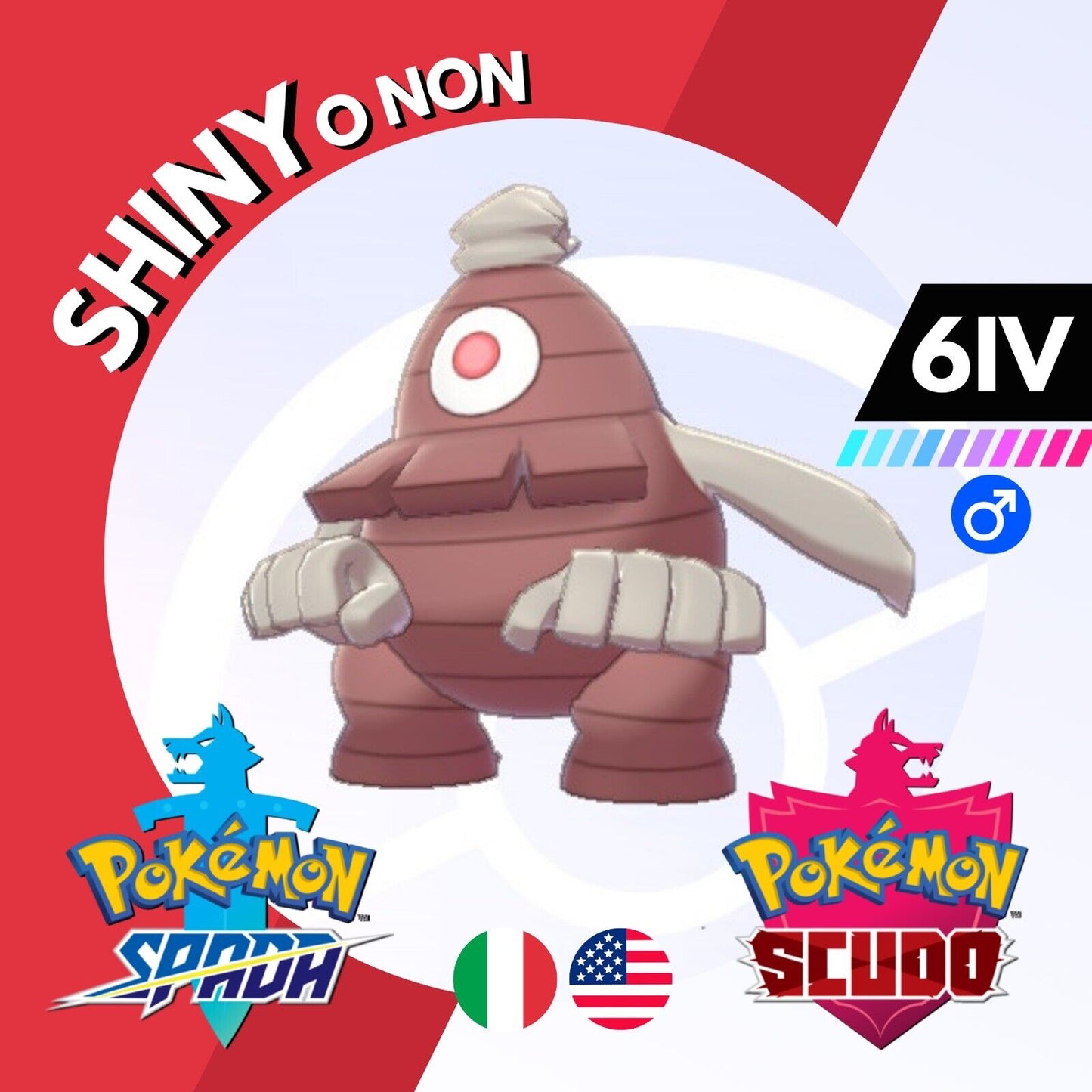Dusclops Shiny o Non 6 IV Competitivo Legit Pokemon Spada Scudo Sword Shield