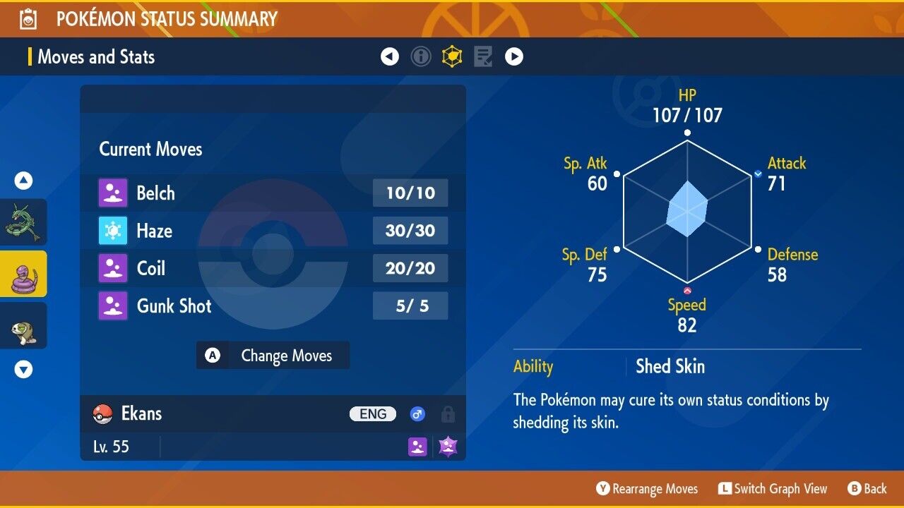 Ekans Shiny Event Mass Outbreaks Snakelike Untouched IV Pokémon Scarlet Violet