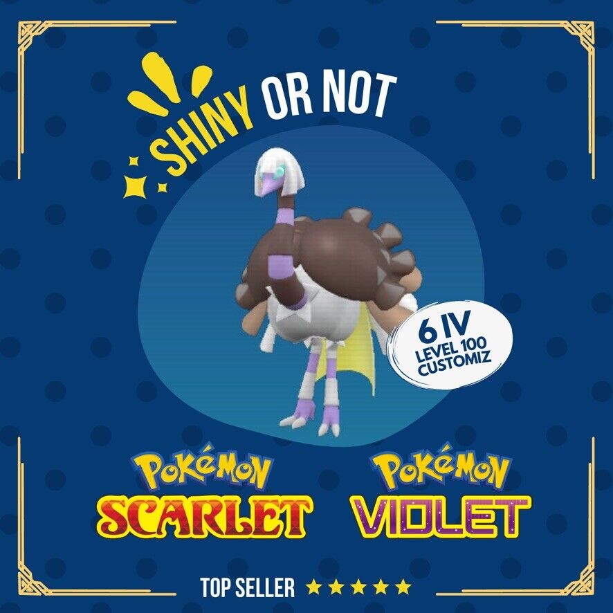 Espathra Shiny or Non 6 IV Competitive Customizable Pokmon Scarlet Shiny Living Dex Espathra Shiny or Non 6 IV Competitive Customizable Pokmon Scarlet Shiny Living Dex