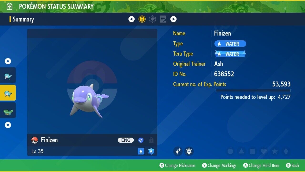 Finizen Shiny Event Kindly Mark Mass Outbreak Untouched Pokémon Scarlet Violet