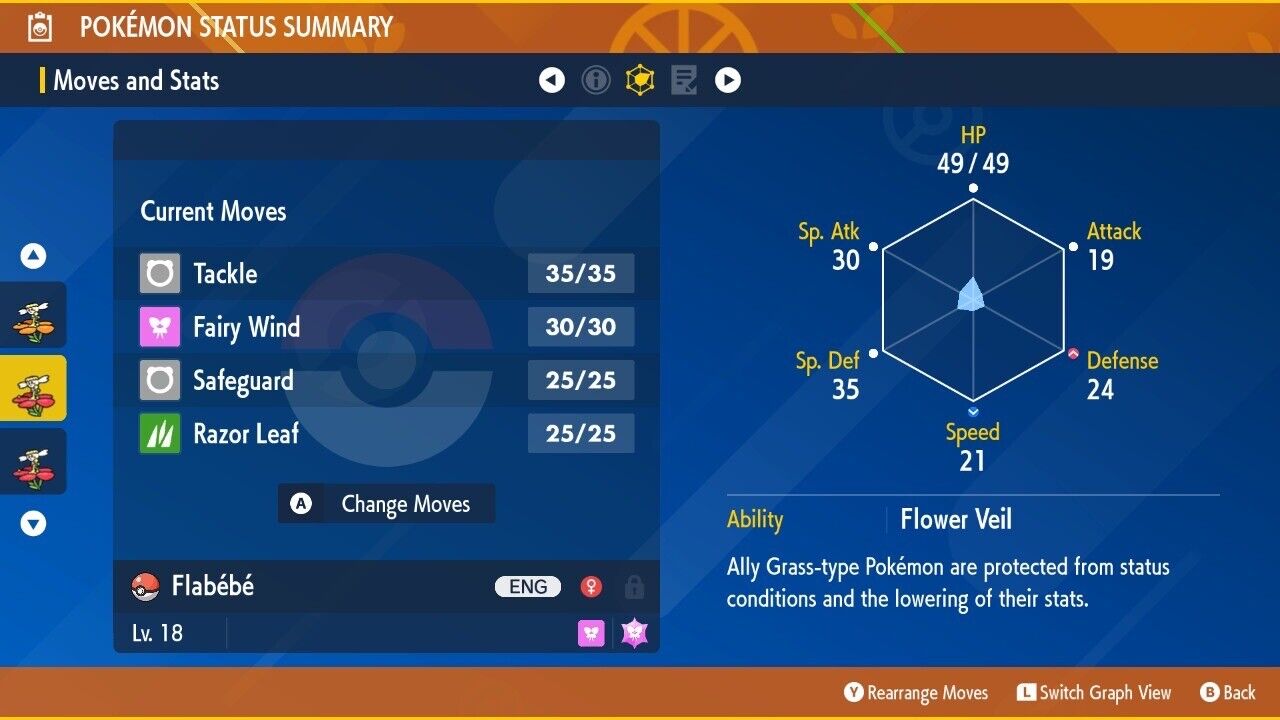 Flabebe Red 🔴 Shiny Event Mass Outbreak Untouched IV Pokémon Scarlet Violet Shiny by Shiny Living Dex | Shiny Living Dex