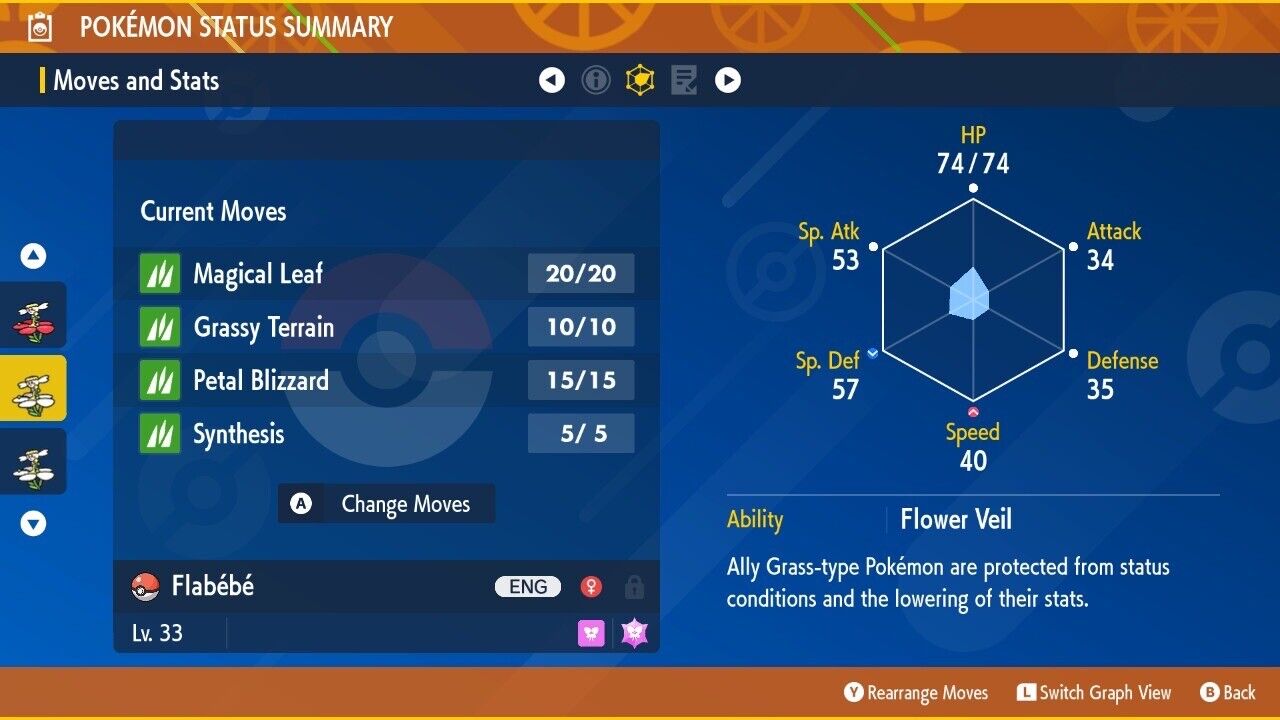 Flabebe White Shiny Event Mass Outbreak Untouched IV Pokémon Scarlet Violet Shiny by Shiny Living Dex | Shiny Living Dex