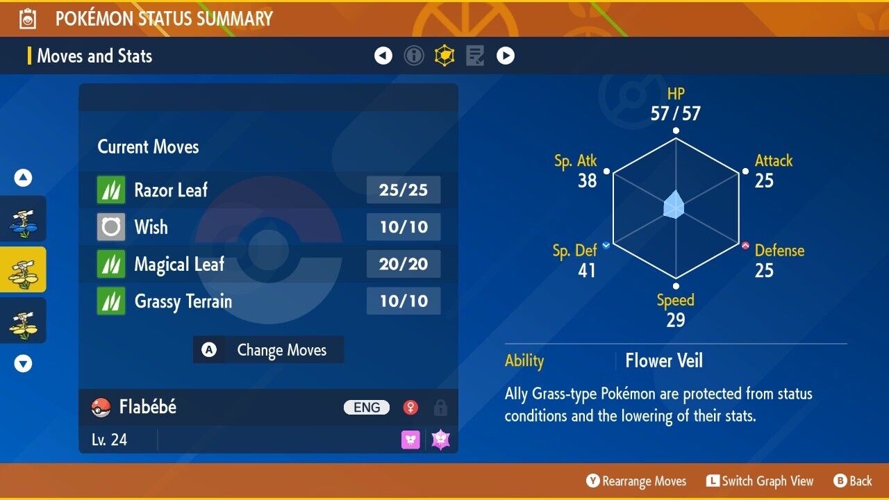 Flabebe Yellow 🟡 Shiny Event Mass Outbreak Untouched Pokémon Scarlet Violet ENG Shiny by Shiny Living Dex | Shiny Living Dex