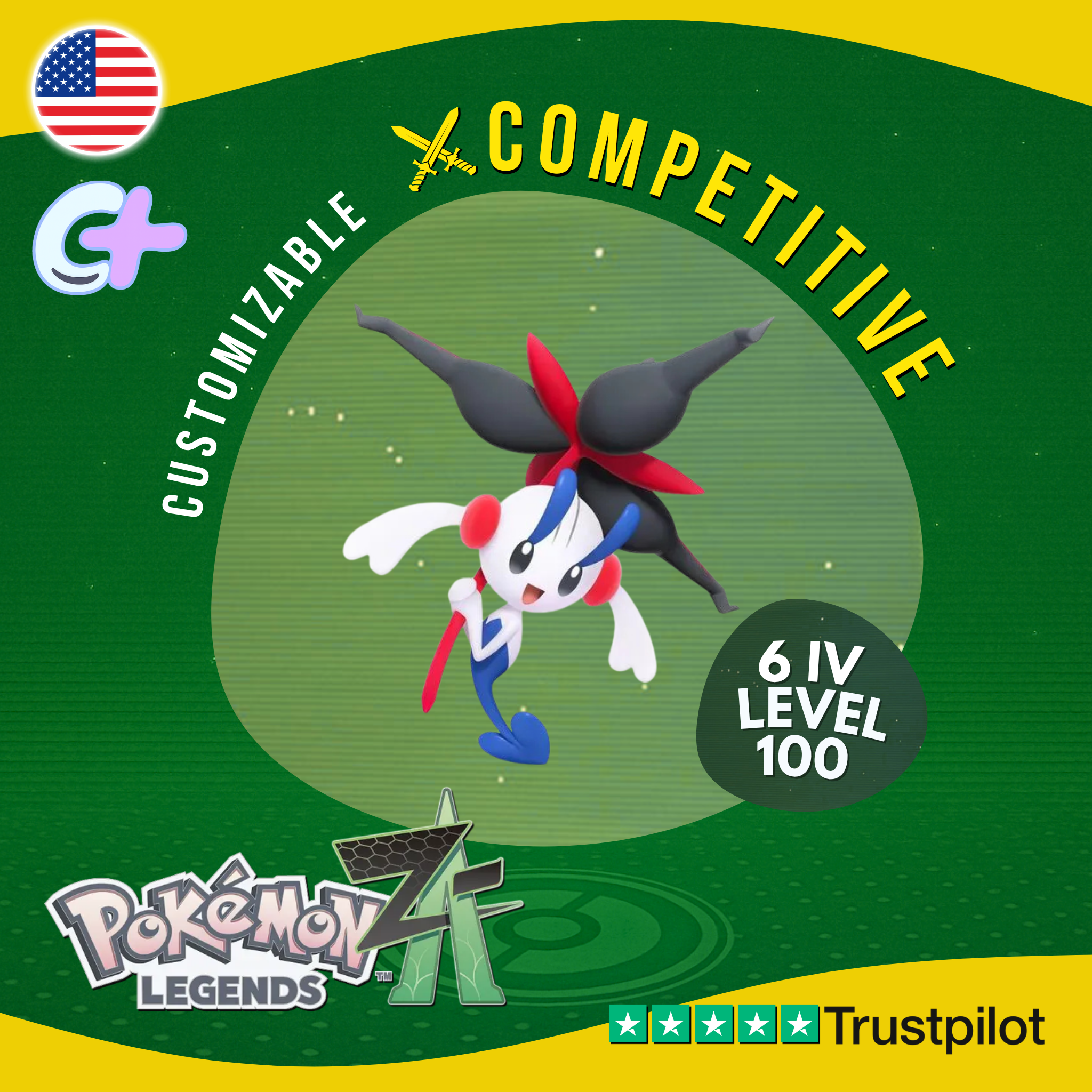Floette Eternal Flower AZ 6IV Pokémon Legends Z-A Competitive