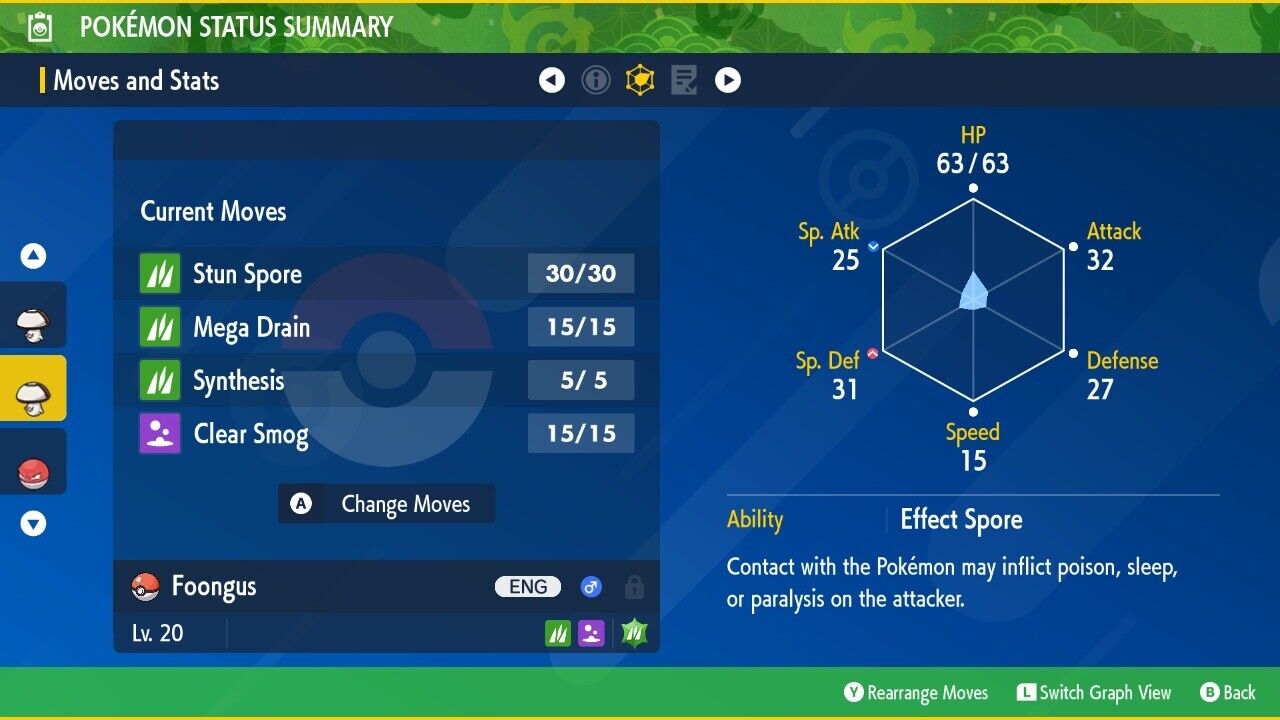 Foongus Shiny Event Pokeball Mass Outbreak Untouched IV Pokémon Scarlet Violet Shiny by Shiny Living Dex | Shiny Living Dex