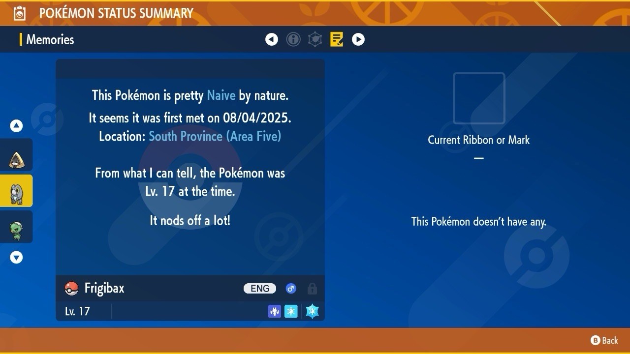 Frigibax Shiny Mass Outbreak August 25 Event Untouched IV Pokémon Scarlet Violet