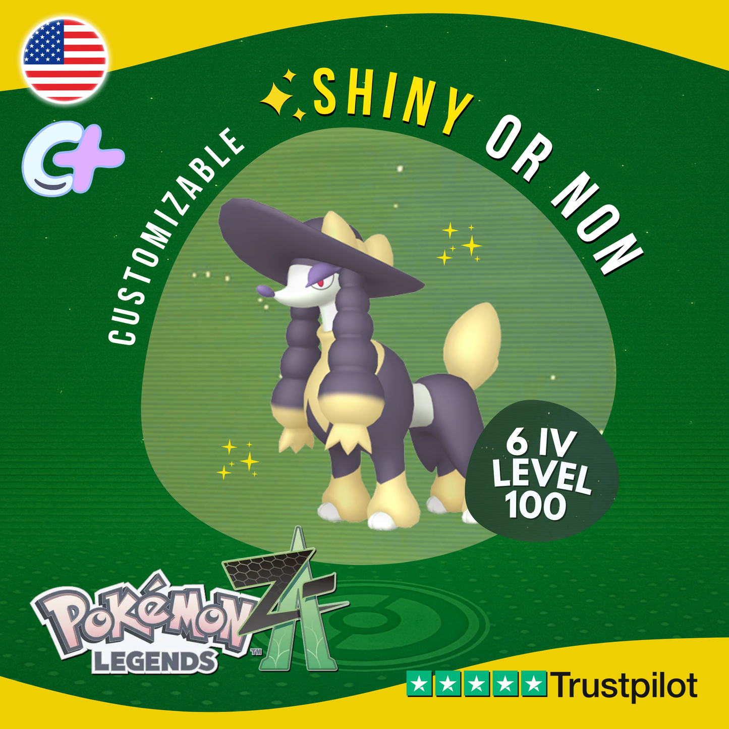 Furfrou Debutante Trim Shiny or Non ✨6 IV Pokémon Legends Z-A Competitive ZA Z A