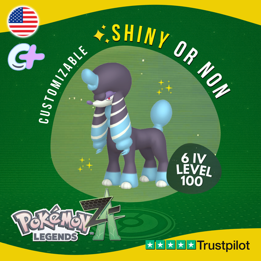 Furfrou La Reine Trim Shiny or Non ✨6 IV Pokémon Legends Z-A Competitive ZA Z A