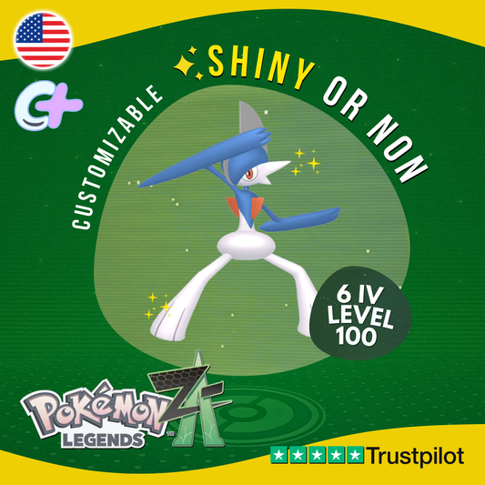 Gallade Shiny or Non ✨6 IV Pokémon Legends Z-A Competitive Customizable ZA Z A